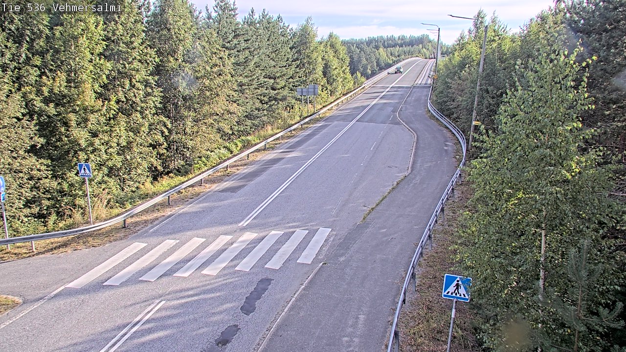 Weather Camera Image Road 536 Kuopio, Vehmersalmi, Kuopio, Pohjois-Savo