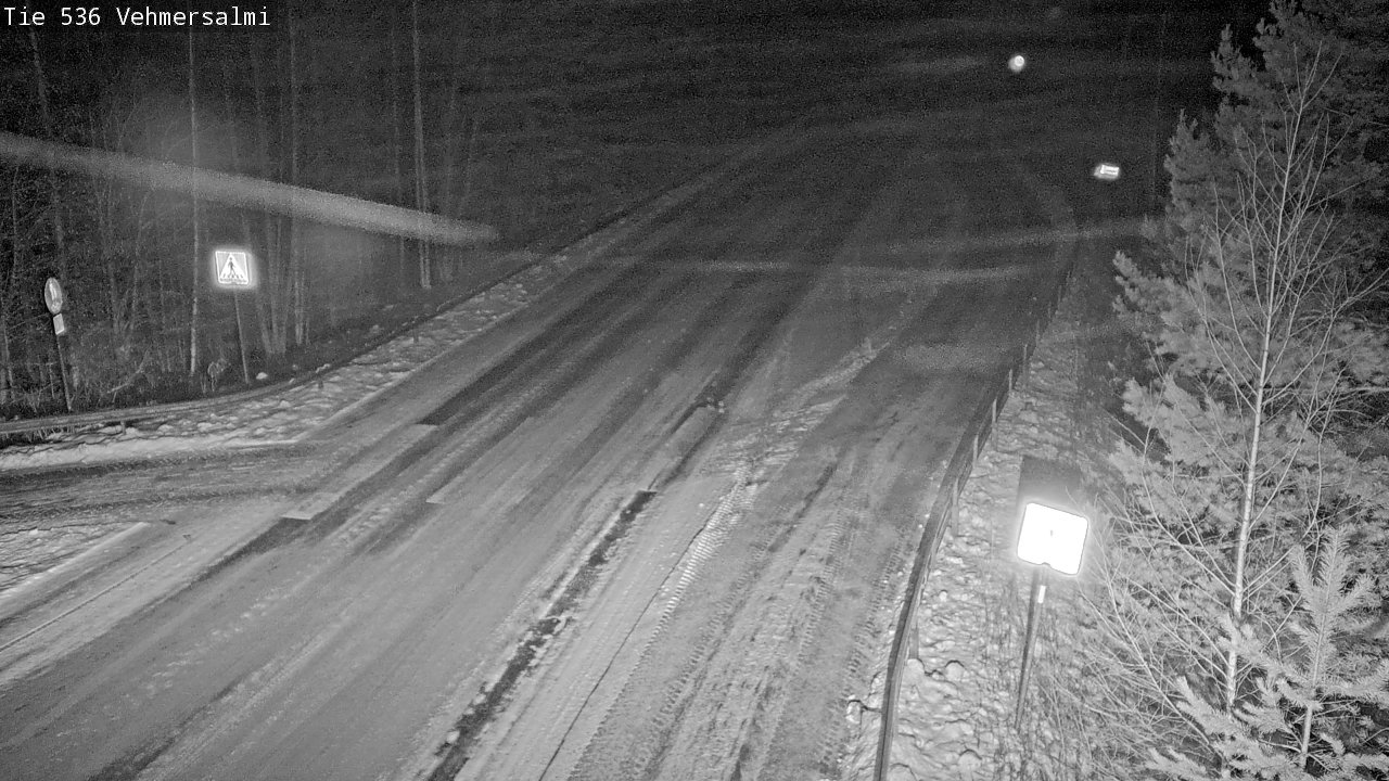 Weather Camera Image Road 536 Kuopio, Vehmersalmi, Kuopio, Pohjois-Savo