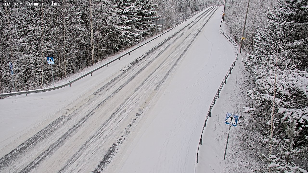Weather Camera Image Road 536 Kuopio, Vehmersalmi, Kuopio, Pohjois-Savo
