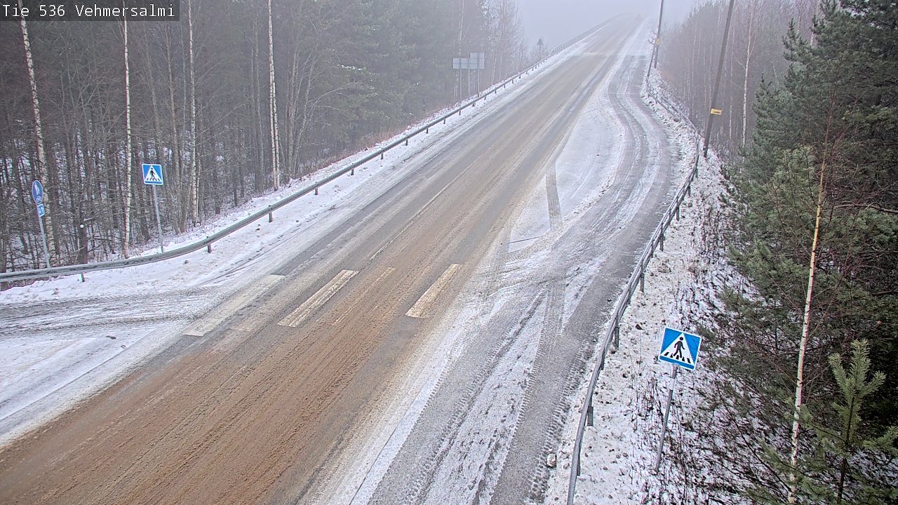 Weather Camera Image Road 536 Kuopio, Vehmersalmi, Kuopio, Pohjois-Savo
