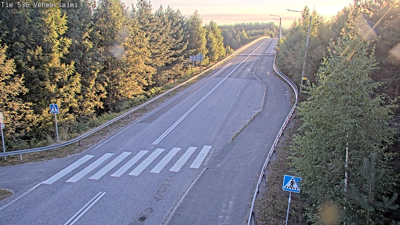 Weather Camera Image Road 536 Kuopio, Vehmersalmi, Kuopio, Pohjois-Savo