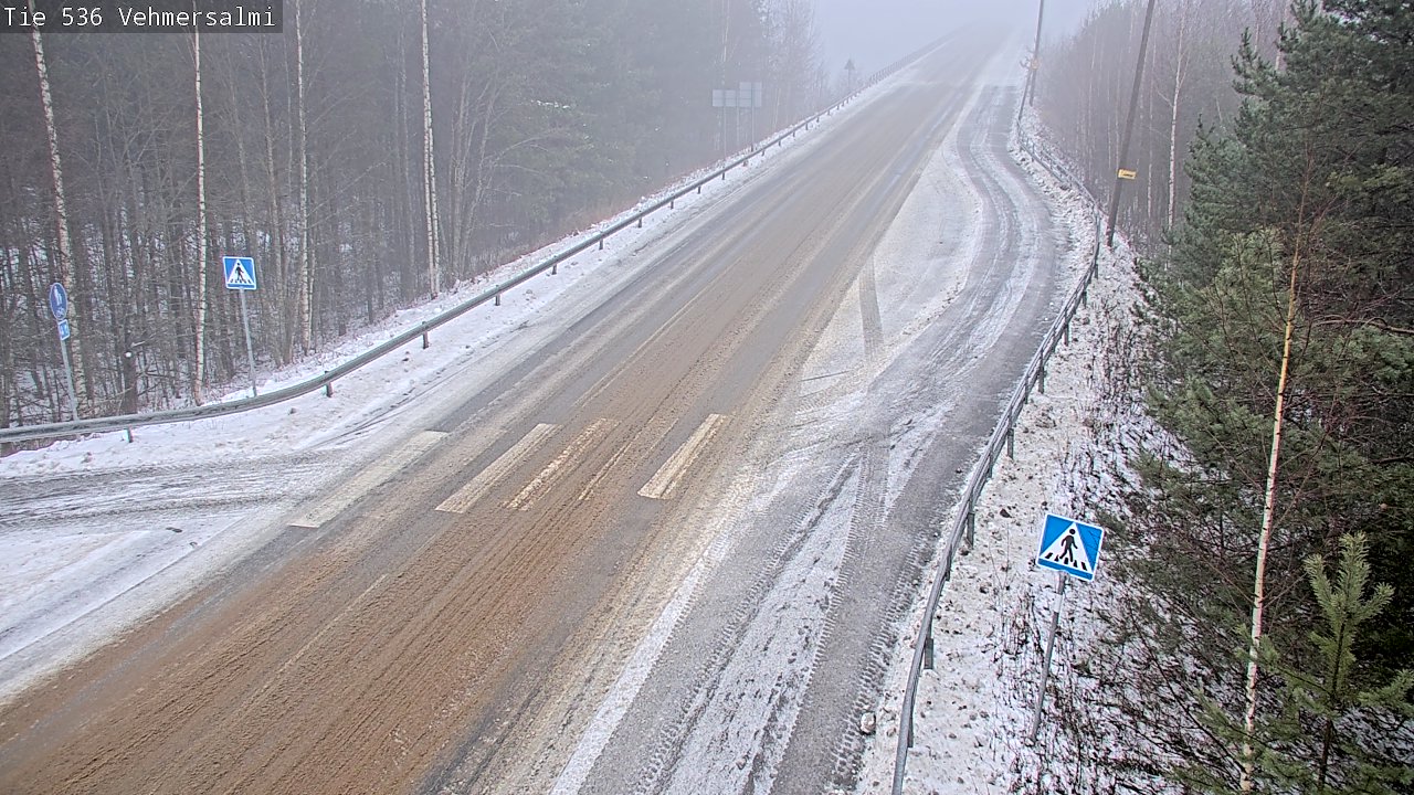 Weather Camera Image Road 536 Kuopio, Vehmersalmi, Kuopio, Pohjois-Savo