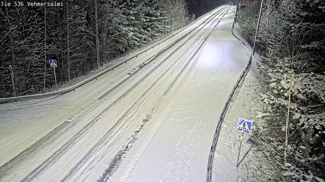 Weather Camera Image Road 536 Kuopio, Vehmersalmi, Kuopio, Pohjois-Savo