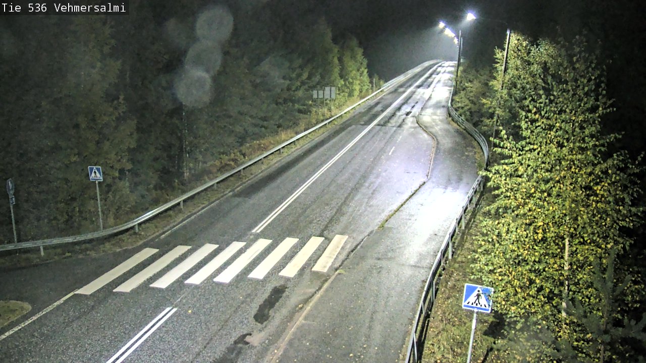 Weather Camera Image Väg 536 Kuopio, Vehmersalmi, Kuopio, Pohjois-Savo