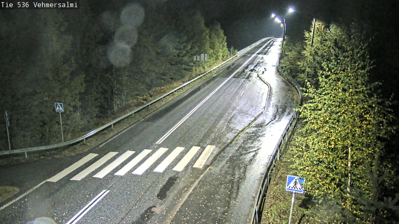 Weather Camera Image Väg 536 Kuopio, Vehmersalmi, Kuopio, Pohjois-Savo