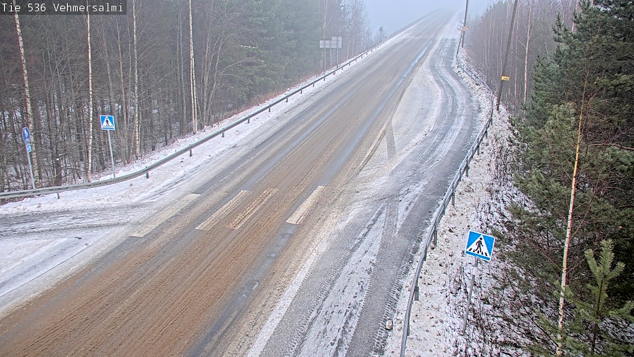 Weather Camera Image Road 536 Kuopio, Vehmersalmi, Kuopio, Pohjois-Savo