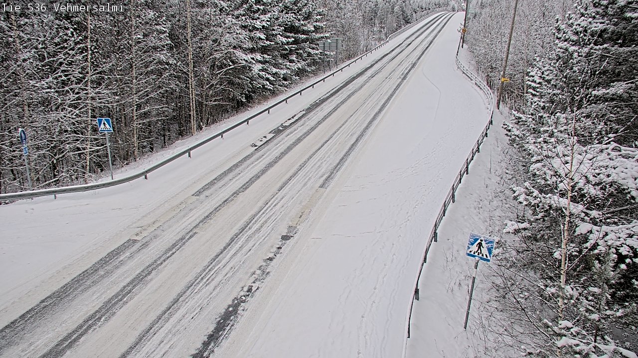 Weather Camera Image Road 536 Kuopio, Vehmersalmi, Kuopio, Pohjois-Savo
