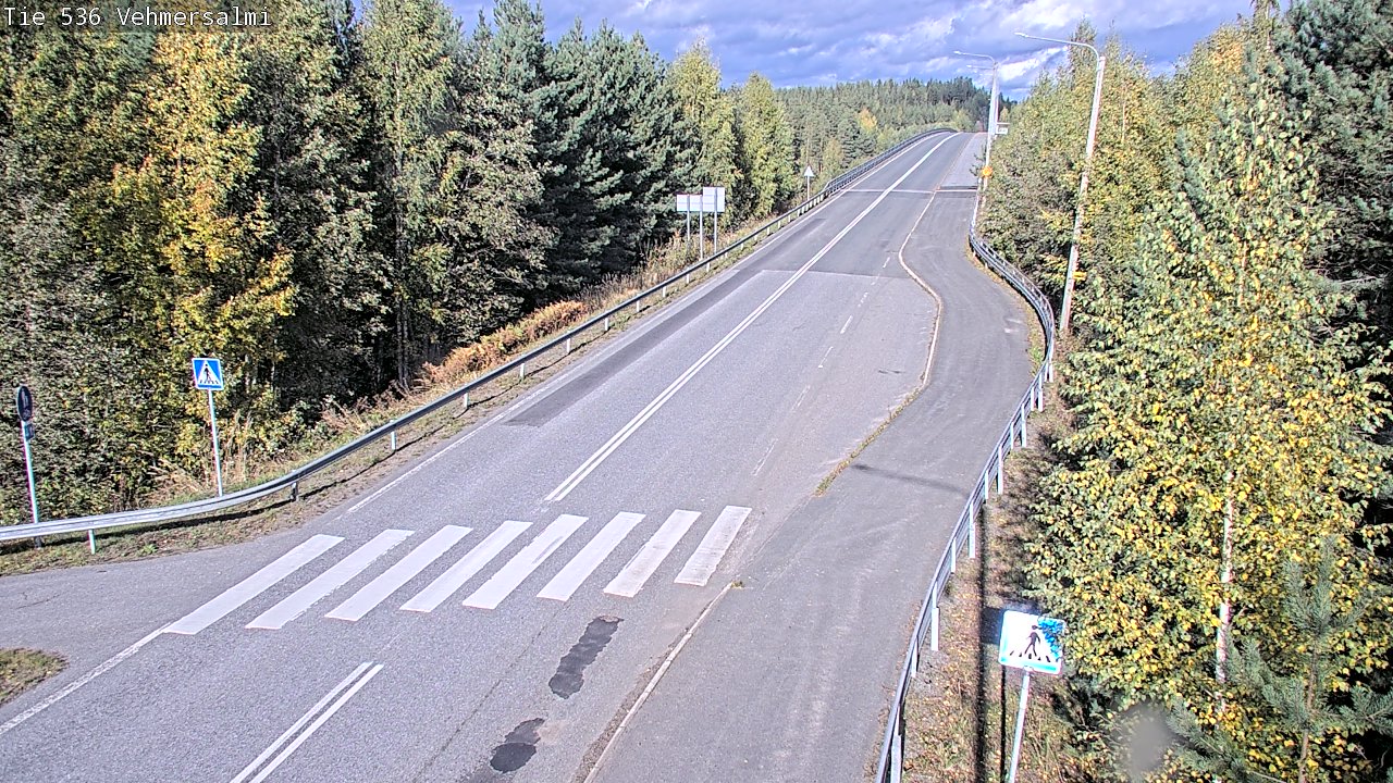 Weather Camera Image Road 536 Kuopio, Vehmersalmi, Kuopio, Pohjois-Savo