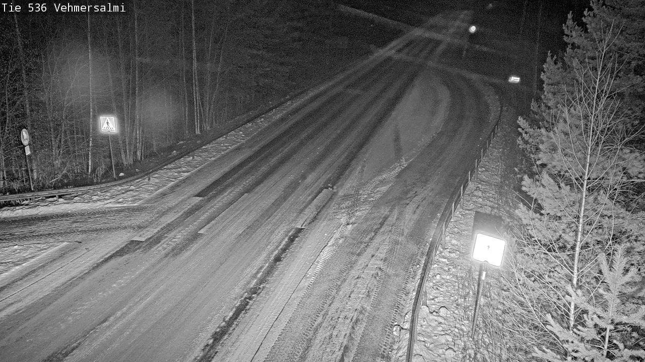 Weather Camera Image Road 536 Kuopio, Vehmersalmi, Kuopio, Pohjois-Savo
