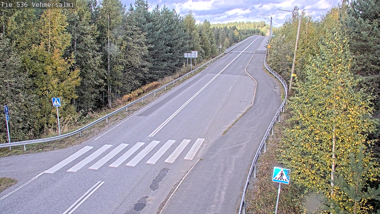 Weather Camera Image Road 536 Kuopio, Vehmersalmi, Kuopio, Pohjois-Savo