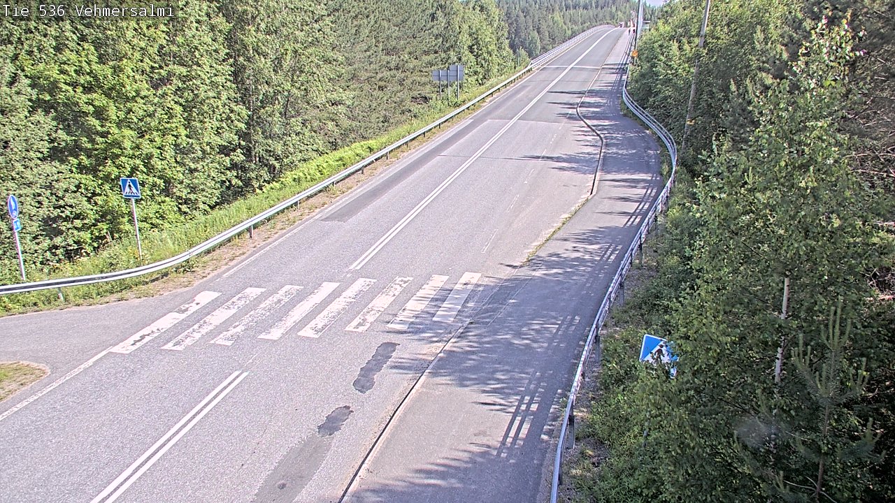 Kelikamerat Kuva Tie 536 Kuopio, Vehmersalmi, Kuopio, Pohjois-Savo