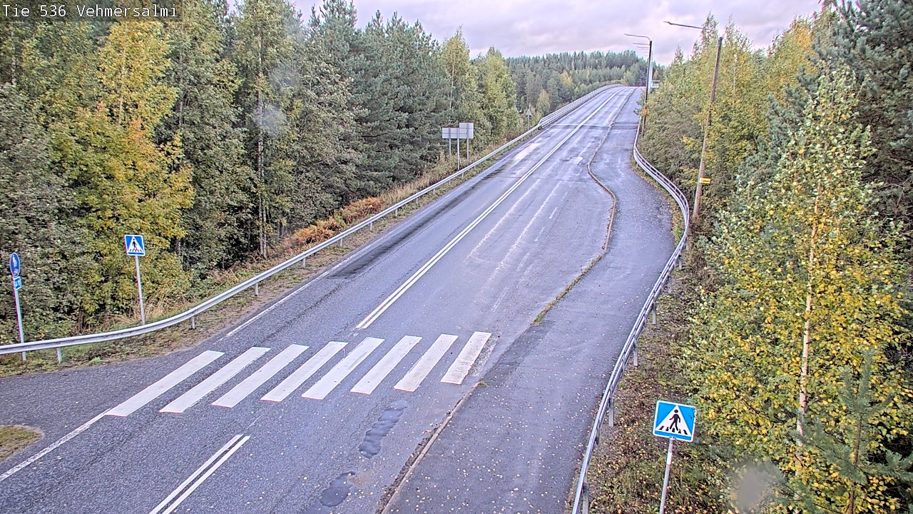 Weather Camera Image Väg 536 Kuopio, Vehmersalmi, Kuopio, Pohjois-Savo