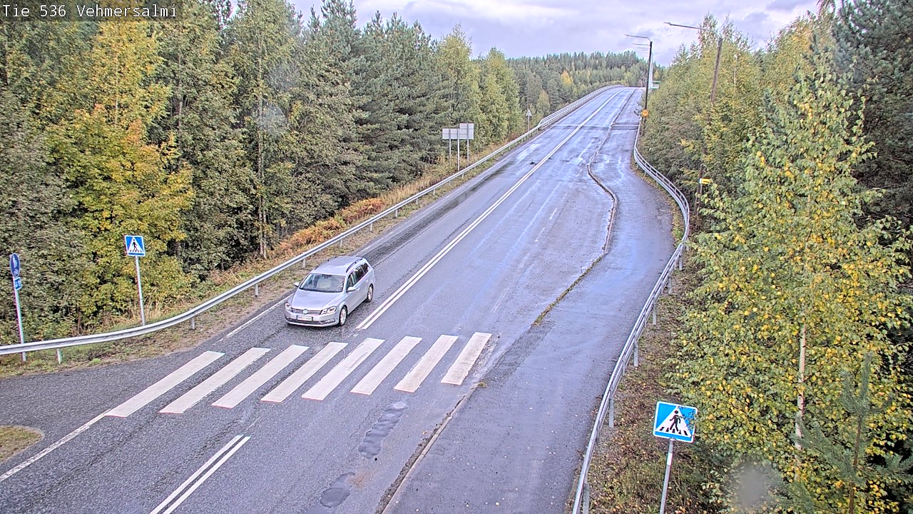 Weather Camera Image Väg 536 Kuopio, Vehmersalmi, Kuopio, Pohjois-Savo