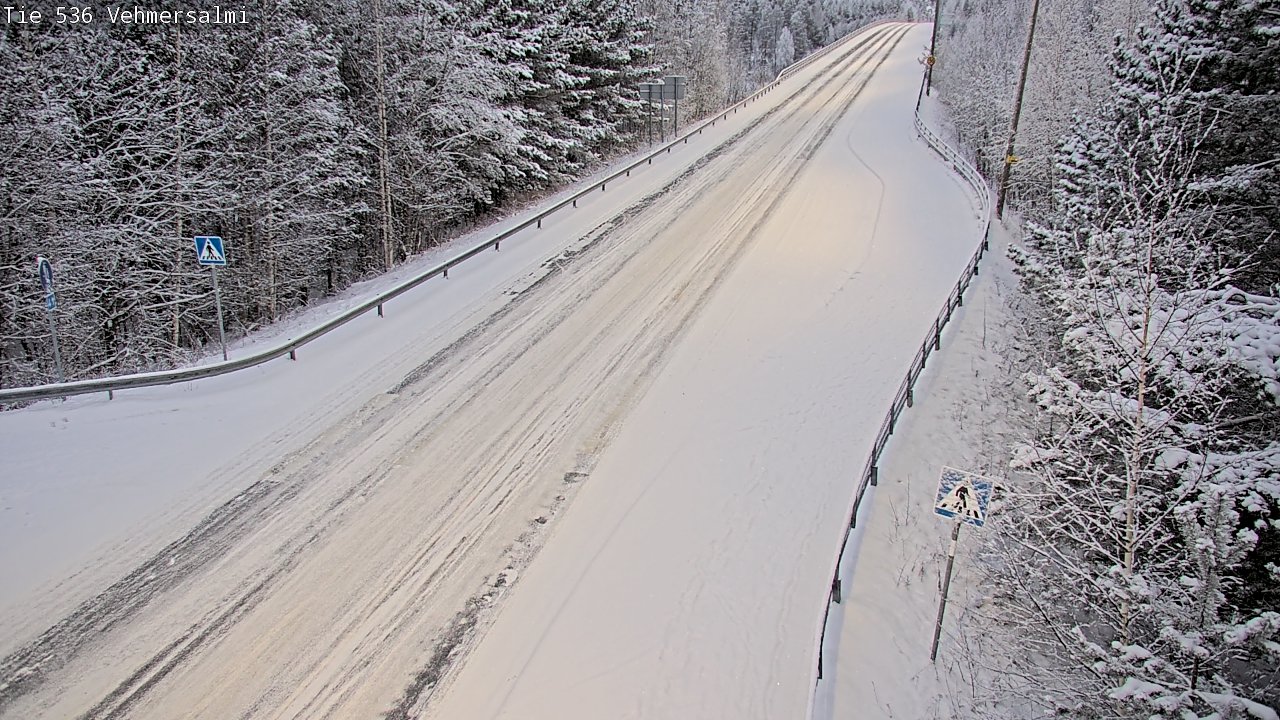 Kelikamerat Kuva Tie 536 Kuopio, Vehmersalmi, Kuopio, Pohjois-Savo