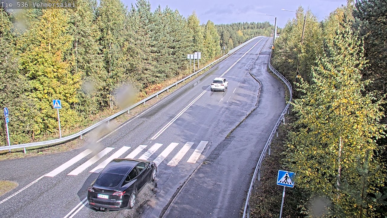 Weather Camera Image Väg 536 Kuopio, Vehmersalmi, Kuopio, Pohjois-Savo