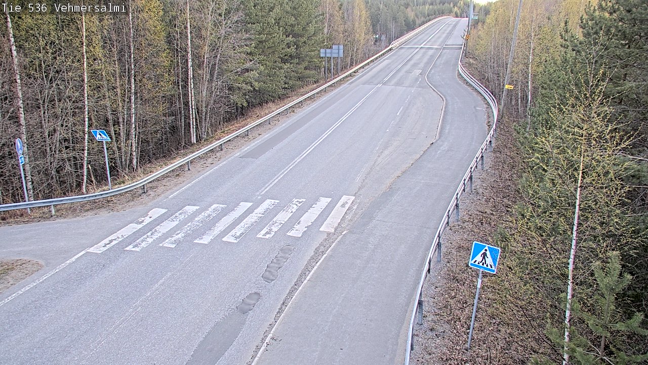 Kelikamerat Kuva Tie 536 Kuopio, Vehmersalmi, Kuopio, Pohjois-Savo