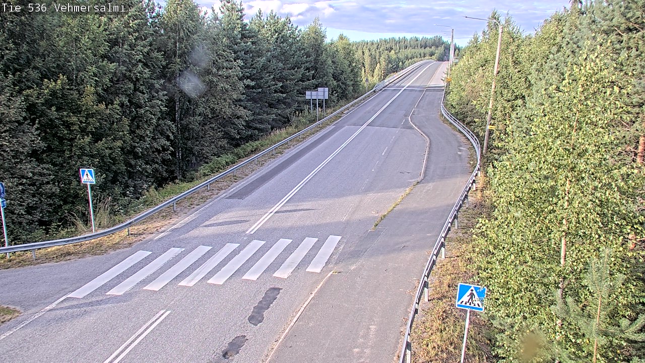 Kelikamerat Kuva Tie 536 Kuopio, Vehmersalmi, Kuopio, Pohjois-Savo