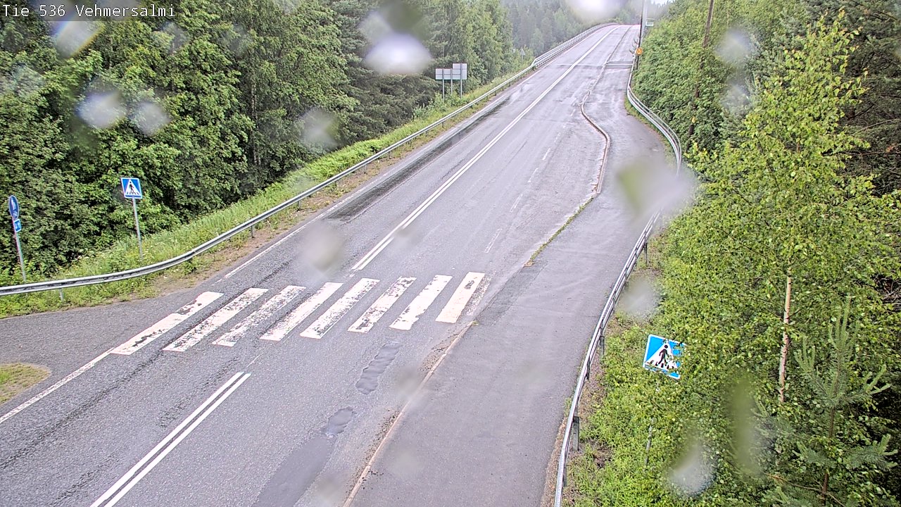 Weather Camera Image Väg 536 Kuopio, Vehmersalmi, Kuopio, Pohjois-Savo