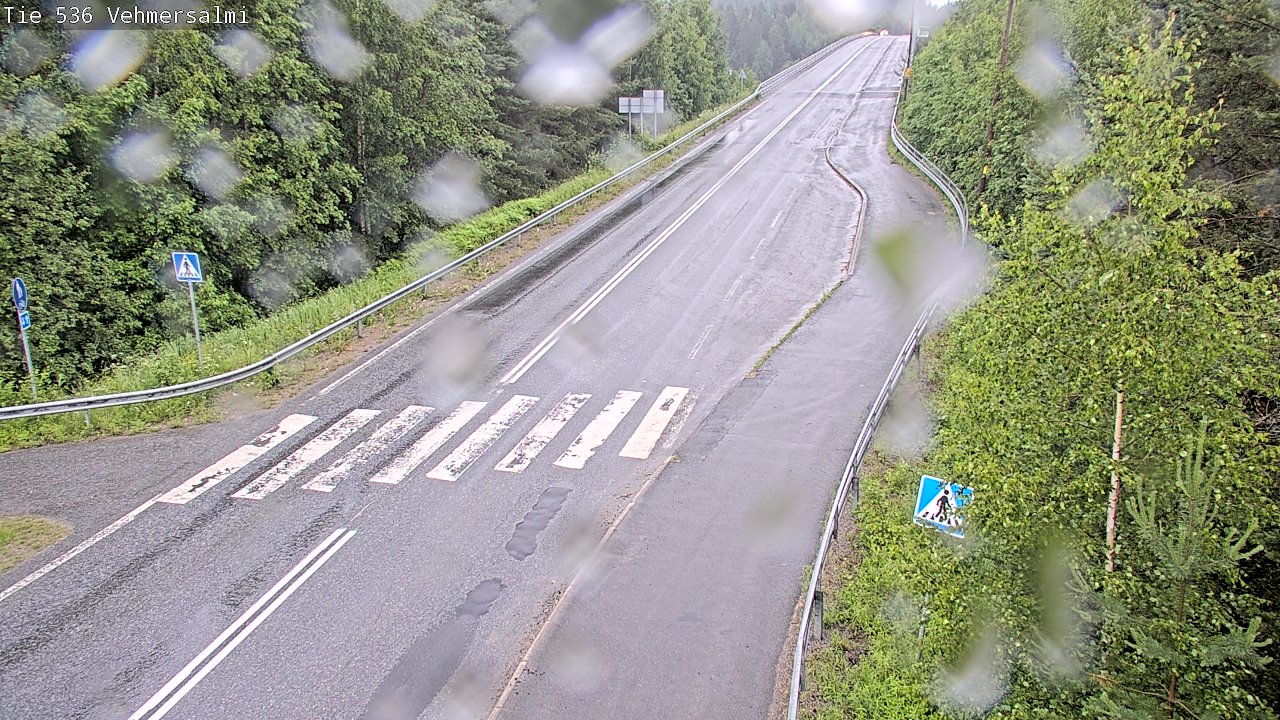 Weather Camera Image Väg 536 Kuopio, Vehmersalmi, Kuopio, Pohjois-Savo