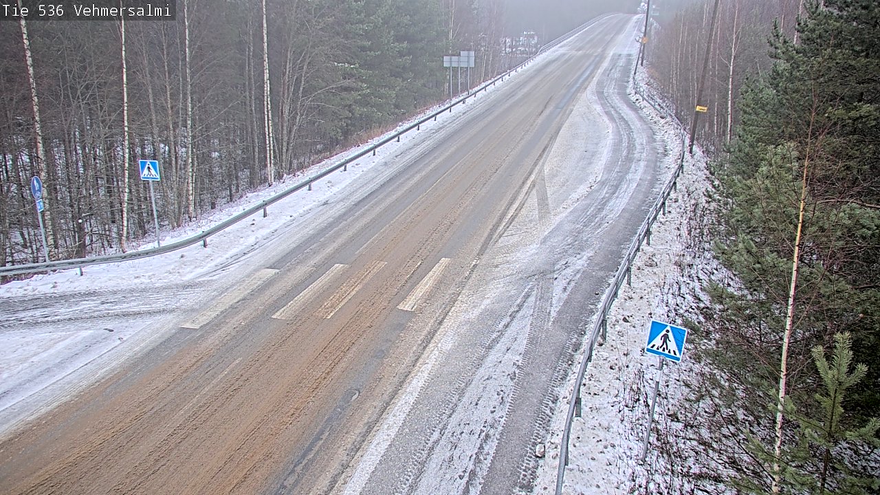 Weather Camera Image Road 536 Kuopio, Vehmersalmi, Kuopio, Pohjois-Savo