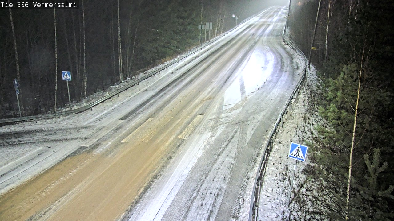 Weather Camera Image Road 536 Kuopio, Vehmersalmi, Kuopio, Pohjois-Savo