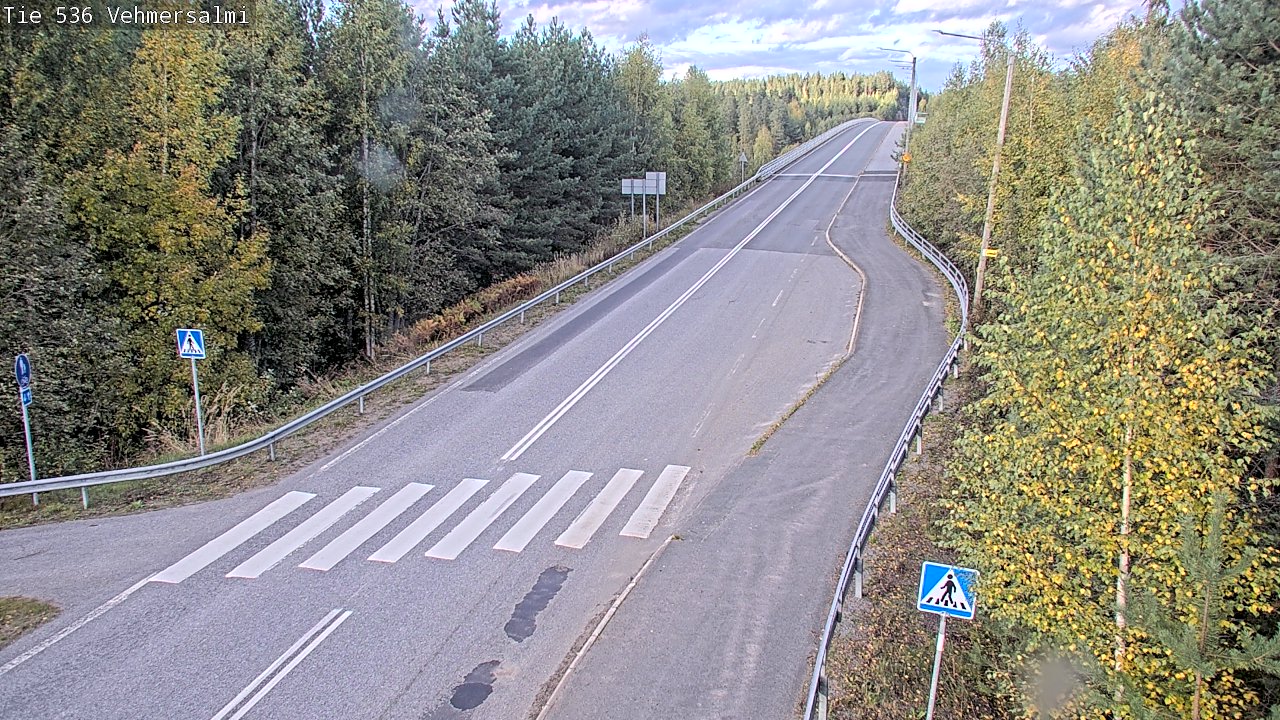 Weather Camera Image Road 536 Kuopio, Vehmersalmi, Kuopio, Pohjois-Savo