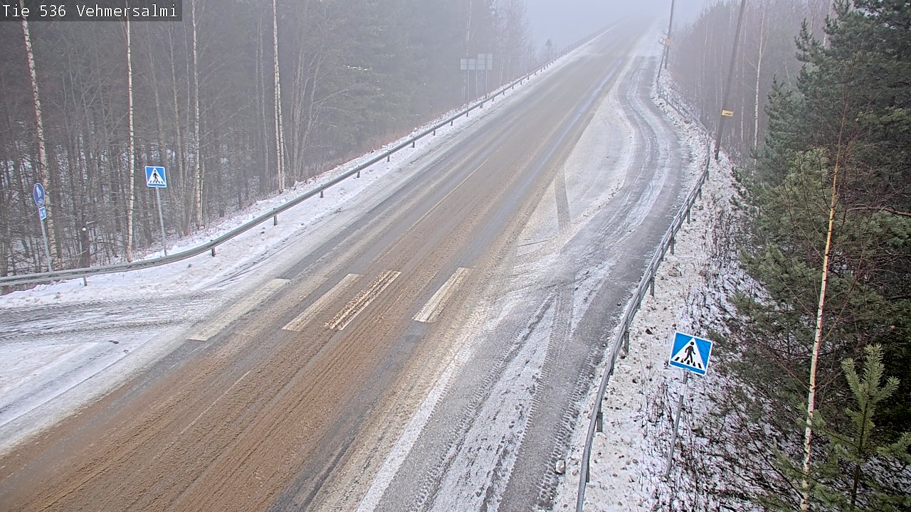 Weather Camera Image Road 536 Kuopio, Vehmersalmi, Kuopio, Pohjois-Savo