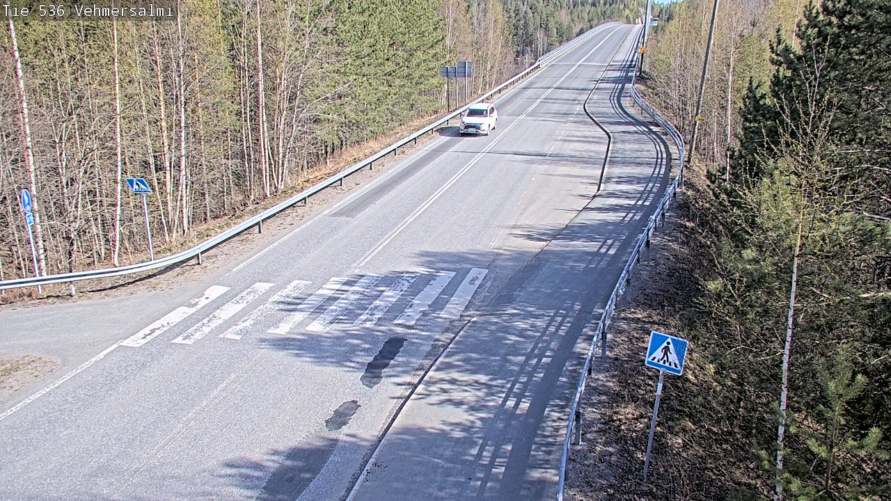 Weather Camera Image Road 536 Kuopio, Vehmersalmi, Kuopio, Pohjois-Savo