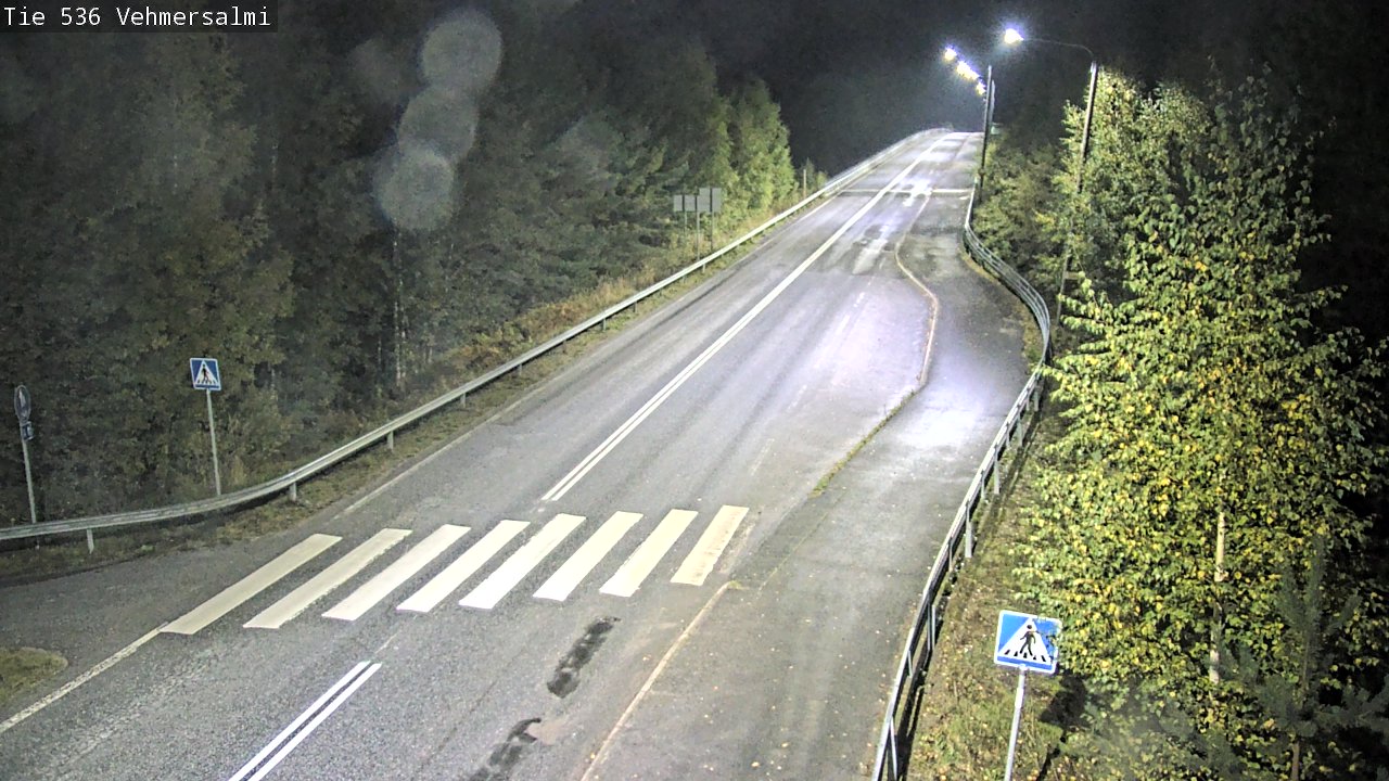 Weather Camera Image Väg 536 Kuopio, Vehmersalmi, Kuopio, Pohjois-Savo