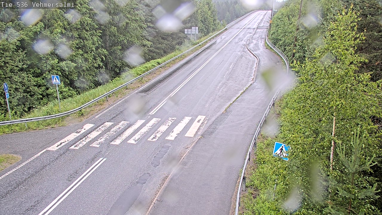 Weather Camera Image Väg 536 Kuopio, Vehmersalmi, Kuopio, Pohjois-Savo