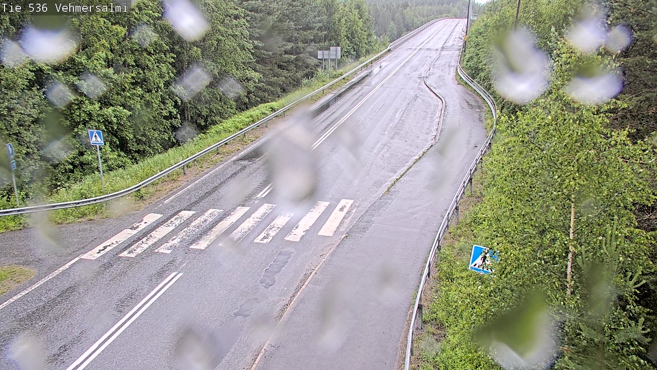 Weather Camera Image Väg 536 Kuopio, Vehmersalmi, Kuopio, Pohjois-Savo