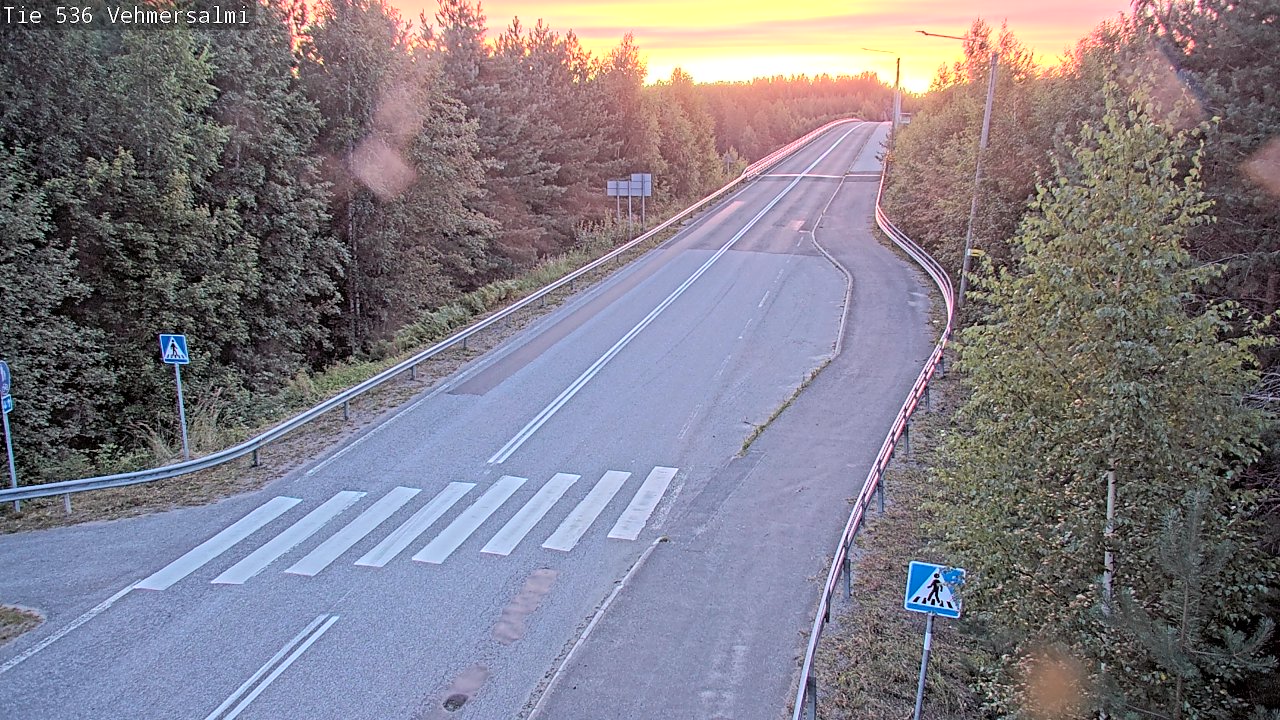 Kelikamerat Kuva Tie 536 Kuopio, Vehmersalmi, Kuopio, Pohjois-Savo