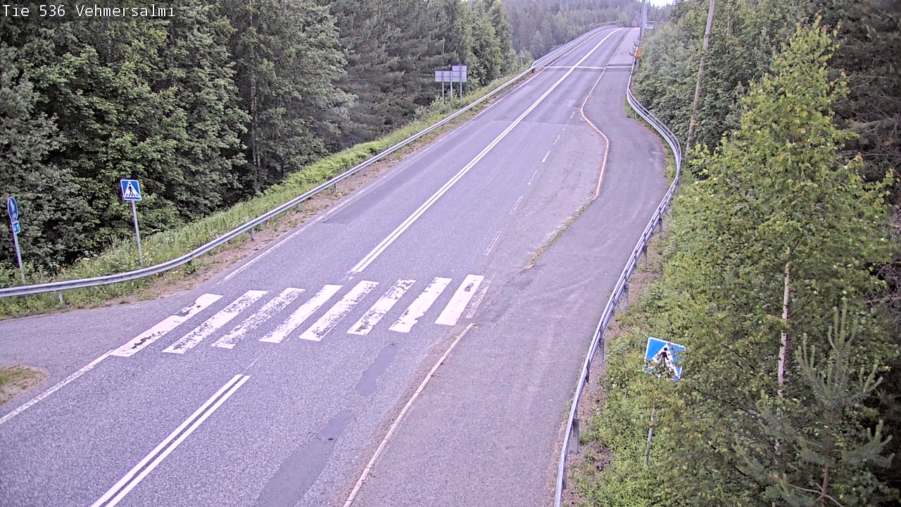 Kelikamerat Kuva Tie 536 Kuopio, Vehmersalmi, Kuopio, Pohjois-Savo