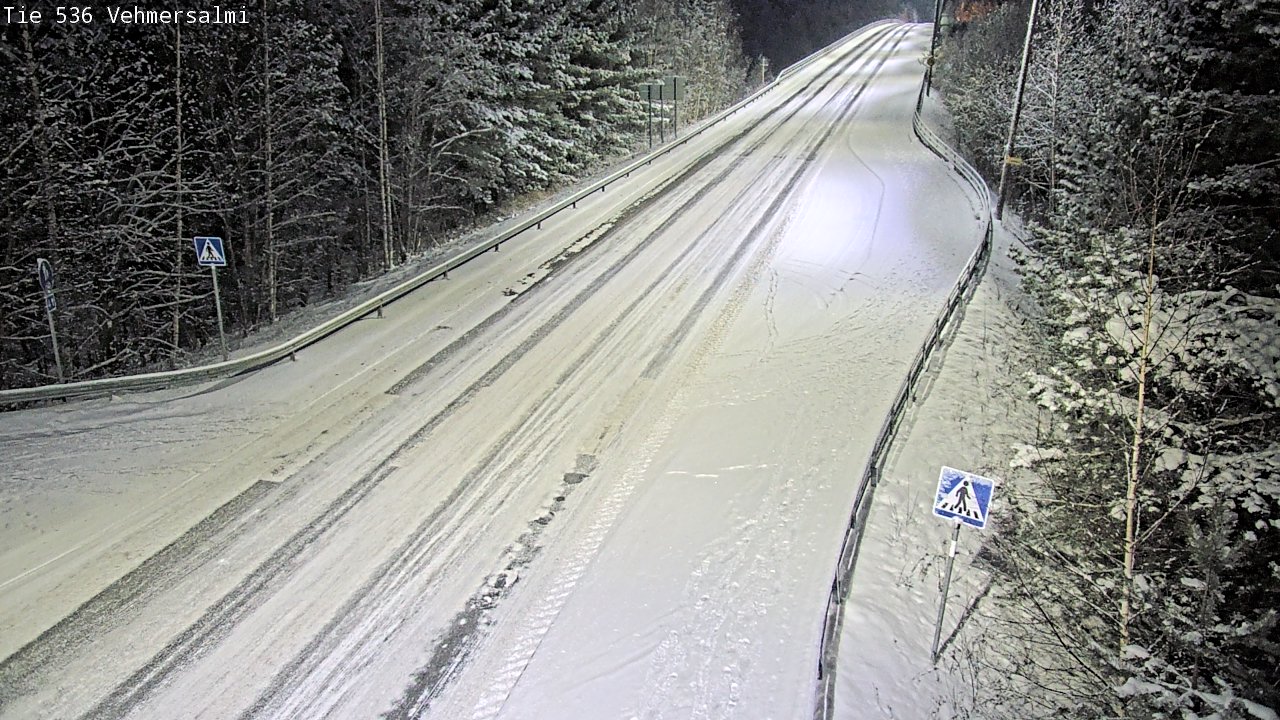 Weather Camera Image Road 536 Kuopio, Vehmersalmi, Kuopio, Pohjois-Savo