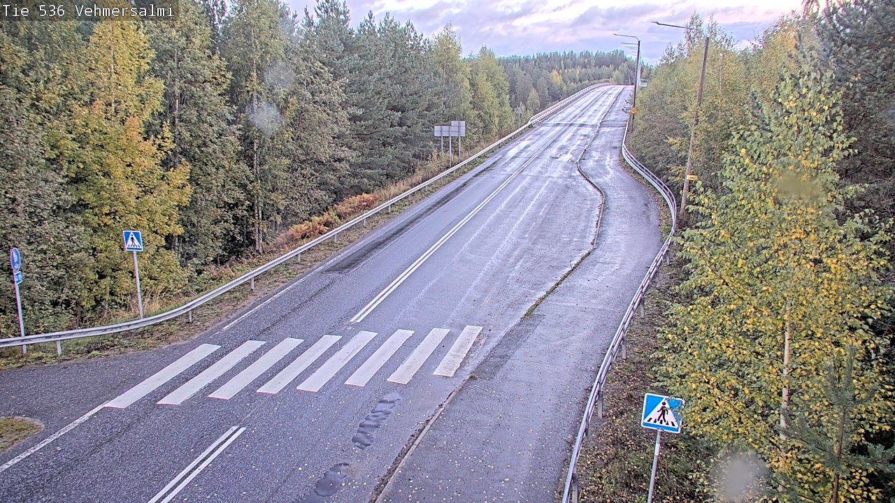 Weather Camera Image Väg 536 Kuopio, Vehmersalmi, Kuopio, Pohjois-Savo
