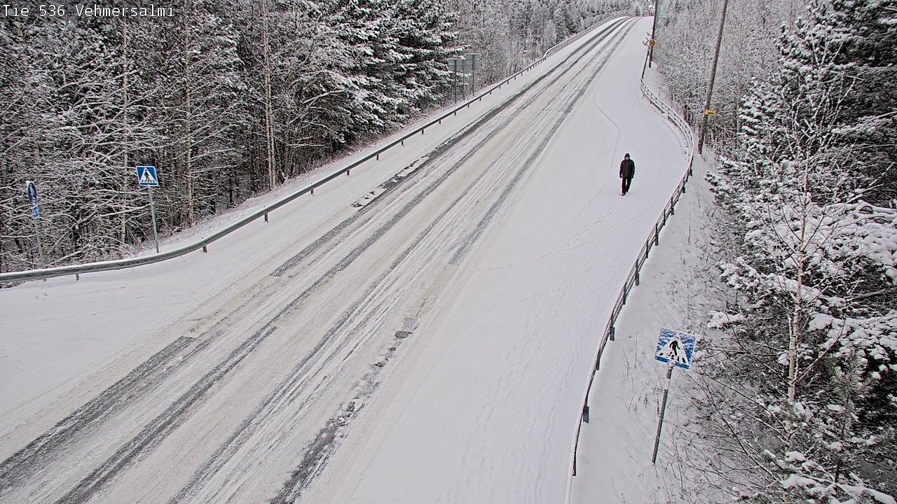 Weather Camera Image Road 536 Kuopio, Vehmersalmi, Kuopio, Pohjois-Savo