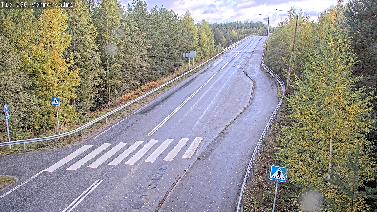 Weather Camera Image Väg 536 Kuopio, Vehmersalmi, Kuopio, Pohjois-Savo