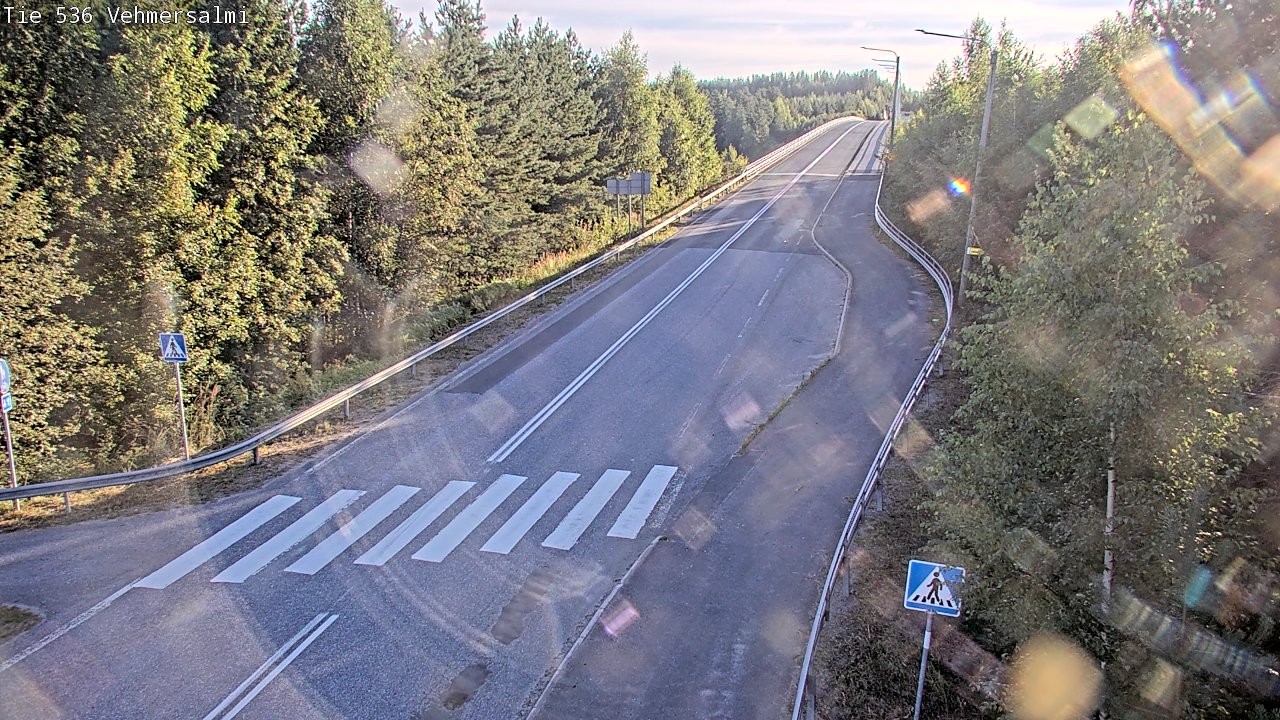 Weather Camera Image Road 536 Kuopio, Vehmersalmi, Kuopio, Pohjois-Savo