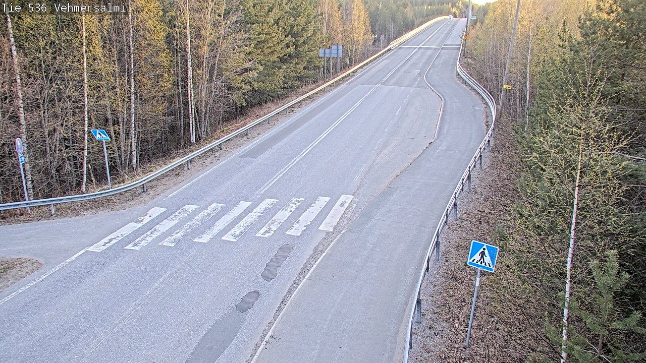 Kelikamerat Kuva Tie 536 Kuopio, Vehmersalmi, Kuopio, Pohjois-Savo