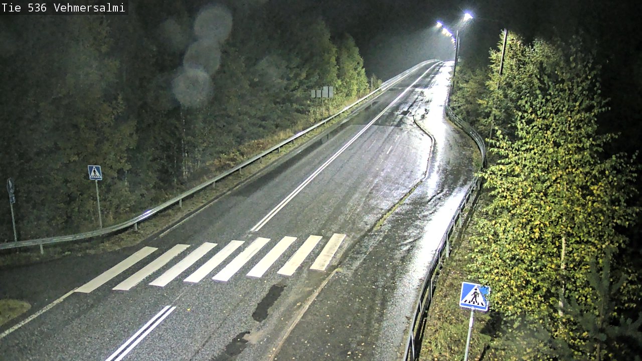 Weather Camera Image Väg 536 Kuopio, Vehmersalmi, Kuopio, Pohjois-Savo