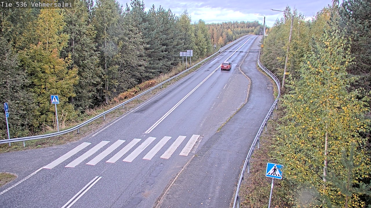 Weather Camera Image Väg 536 Kuopio, Vehmersalmi, Kuopio, Pohjois-Savo