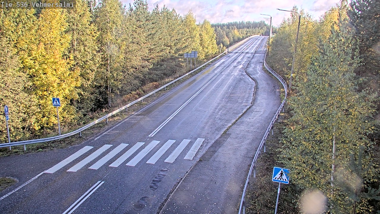 Weather Camera Image Väg 536 Kuopio, Vehmersalmi, Kuopio, Pohjois-Savo