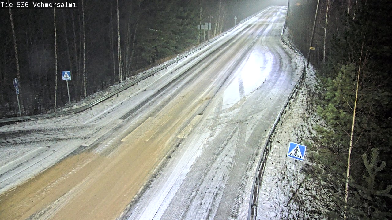Weather Camera Image Road 536 Kuopio, Vehmersalmi, Kuopio, Pohjois-Savo