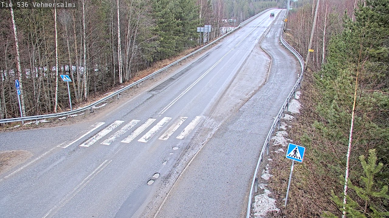 Weather Camera Image Road 536 Kuopio, Vehmersalmi, Kuopio, Pohjois-Savo