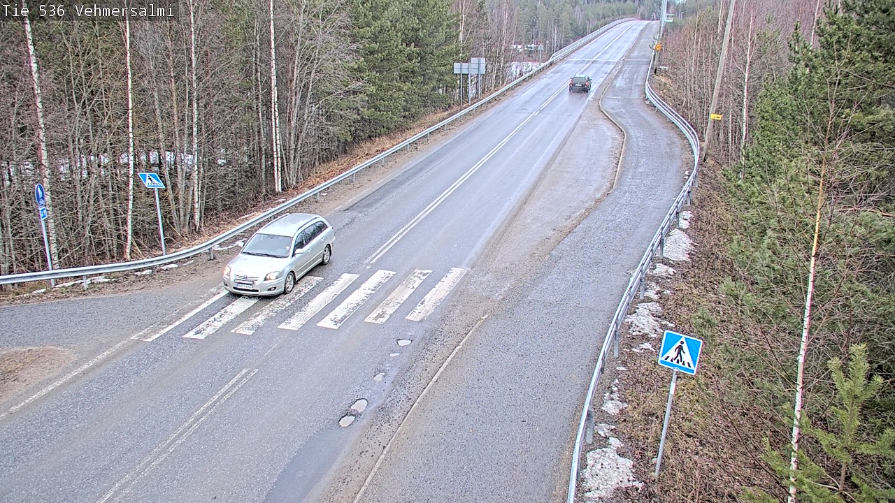 Weather Camera Image Road 536 Kuopio, Vehmersalmi, Kuopio, Pohjois-Savo