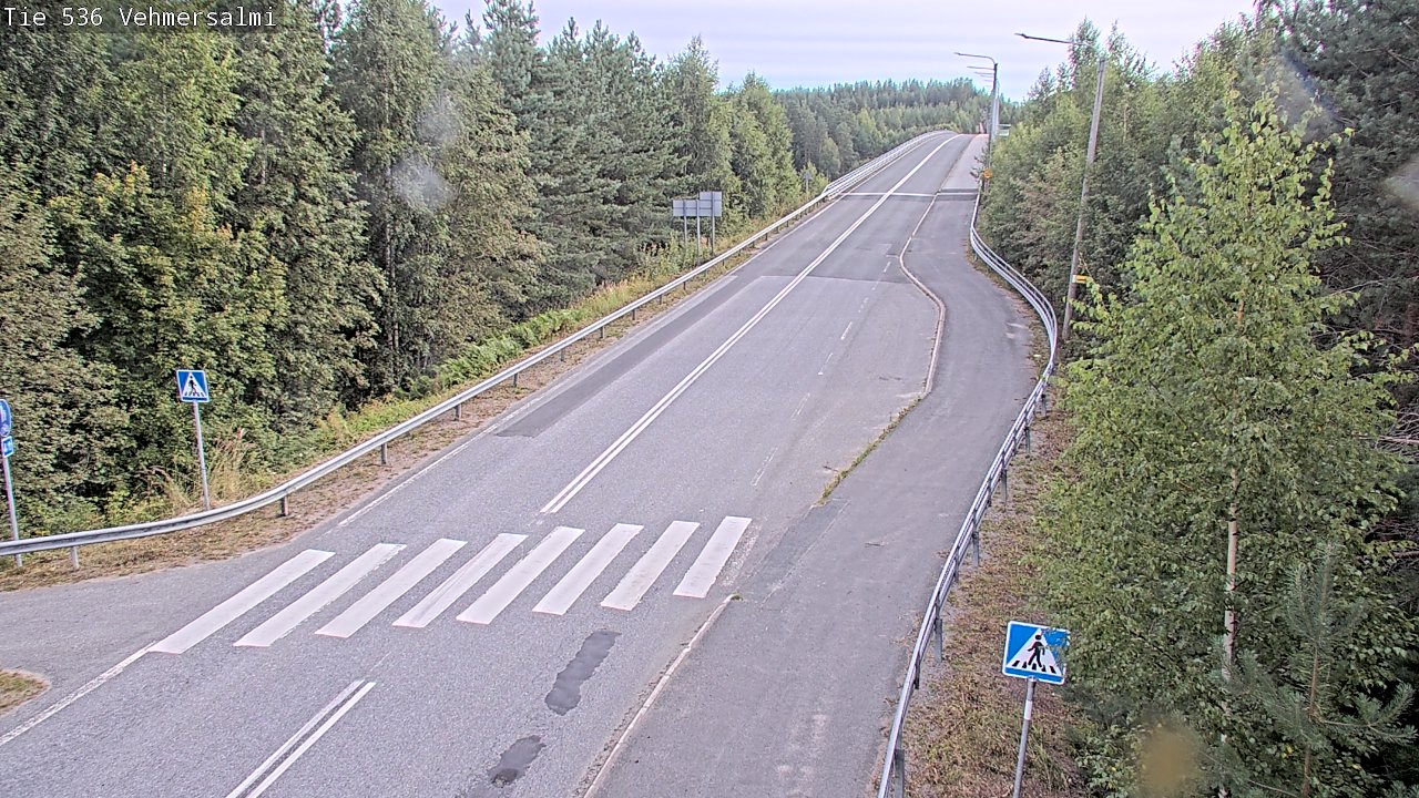 Weather Camera Image Road 536 Kuopio, Vehmersalmi, Kuopio, Pohjois-Savo