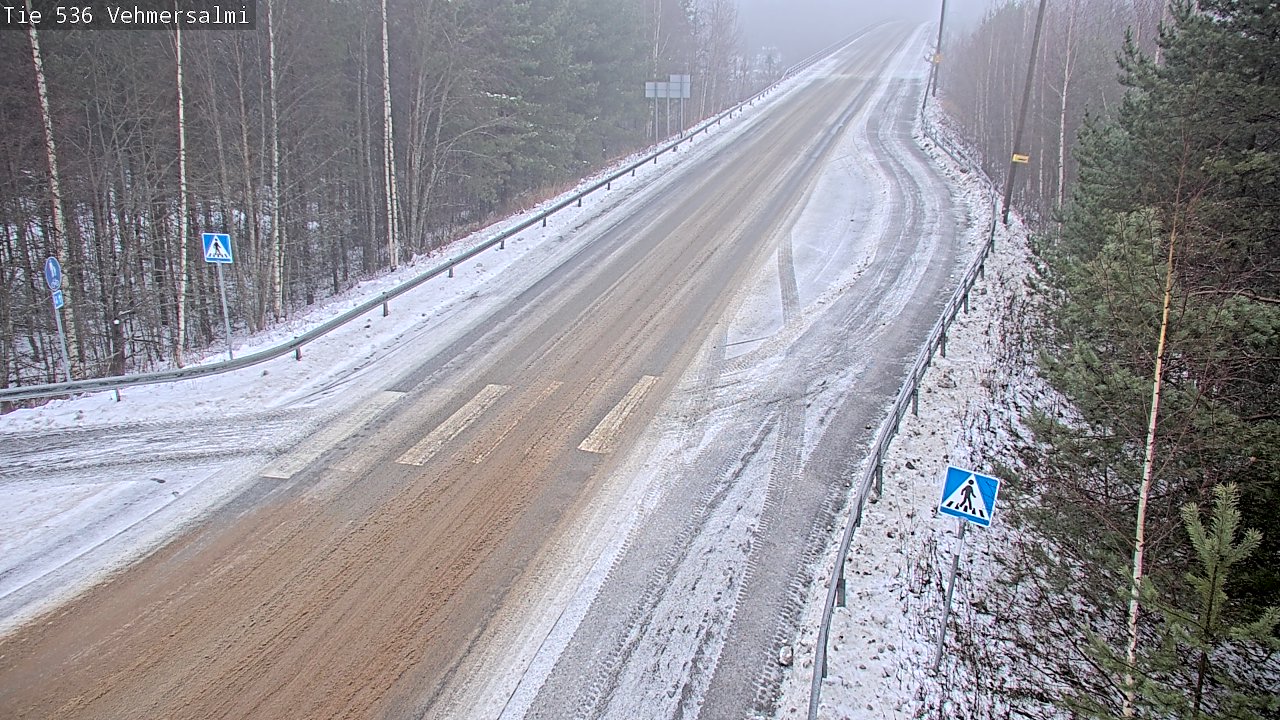 Weather Camera Image Road 536 Kuopio, Vehmersalmi, Kuopio, Pohjois-Savo