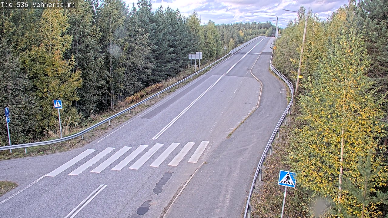Weather Camera Image Road 536 Kuopio, Vehmersalmi, Kuopio, Pohjois-Savo