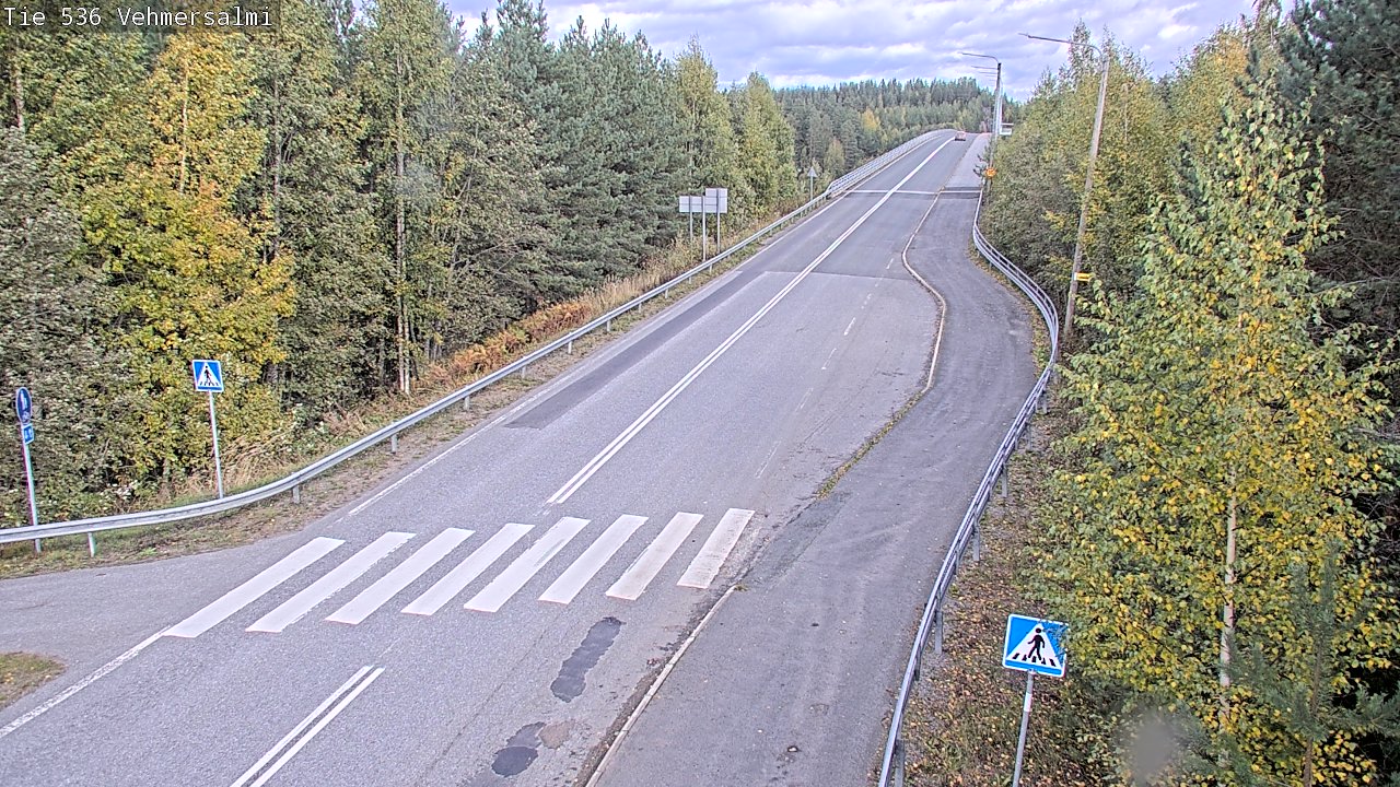 Weather Camera Image Road 536 Kuopio, Vehmersalmi, Kuopio, Pohjois-Savo