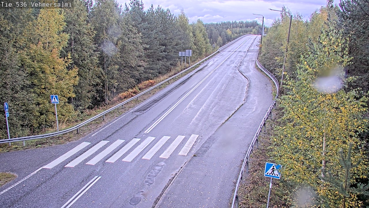 Weather Camera Image Väg 536 Kuopio, Vehmersalmi, Kuopio, Pohjois-Savo